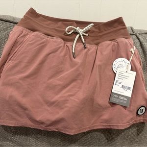 Vuori women’s Seabreeze Skirt, color:light terracotta, size: XS, NEW